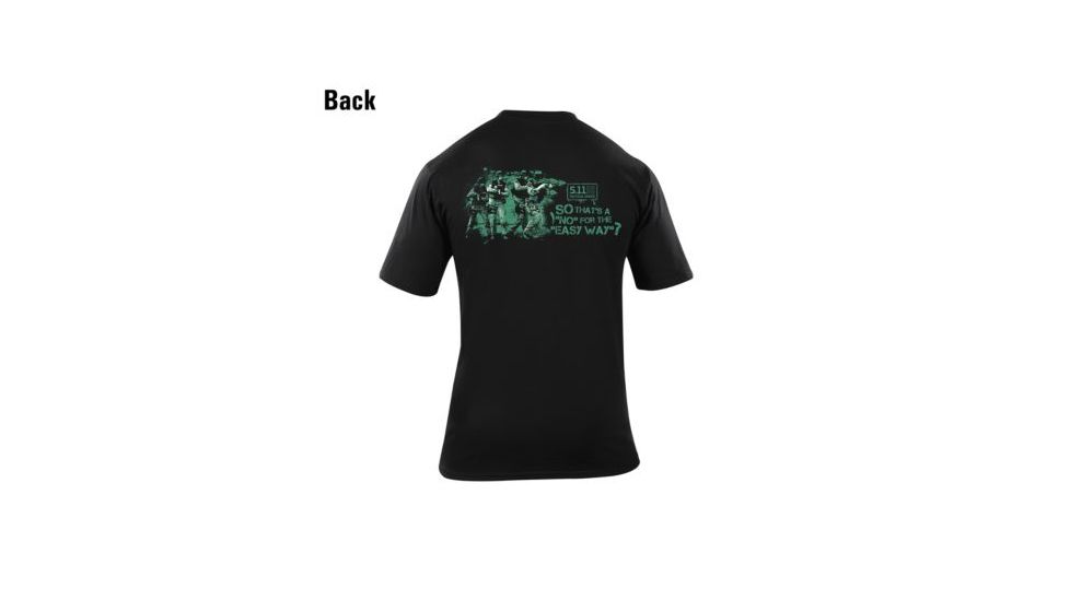 5.11 Tactical Short Sleeve Logo Tee-no Easy Way 40088A-019