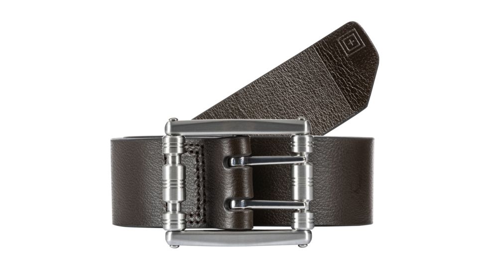 5.11 Tactical Stay Sharp Leather Belt - Mens, Dark Brown, 38, 56513-112-38