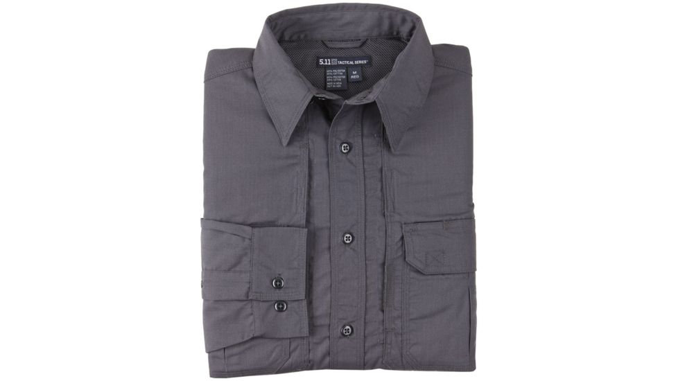 5.11 Tactical Taclite Pro Long Sleeve Shirt - New Charcoal, Size  XXL 72175-18C-XXL