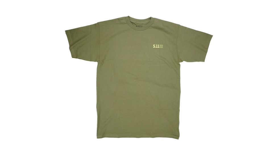 5.11 Tactical Trusted Logo T Shirt - Od Green - L 41006AF-182-L