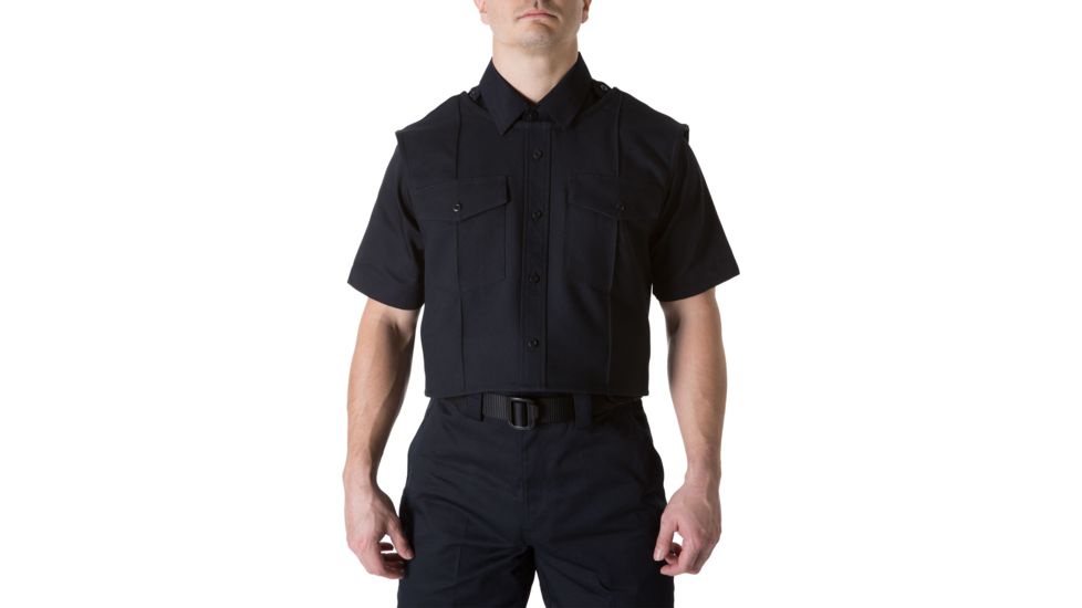 5.11 Tactical Uniform Outer Carrier Class A Shirt - Men's, Extra Small-Small, Short, Midnight Navy, 49032-750-XS/S-S
