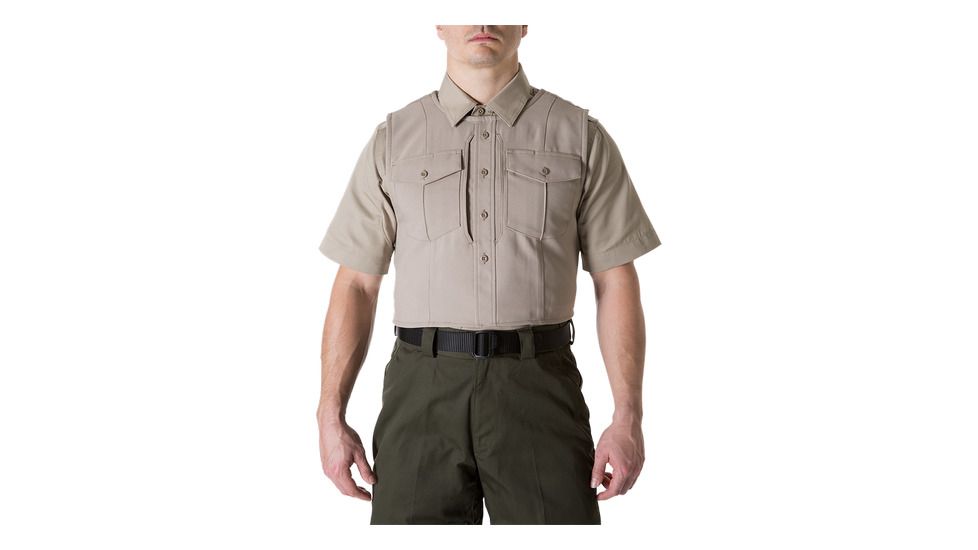 5.11 Tactical Uniform Outer Carrier Class A Shirt - Men's, 2XL, Regular, Silver Tan, 49032-160-2XL-R