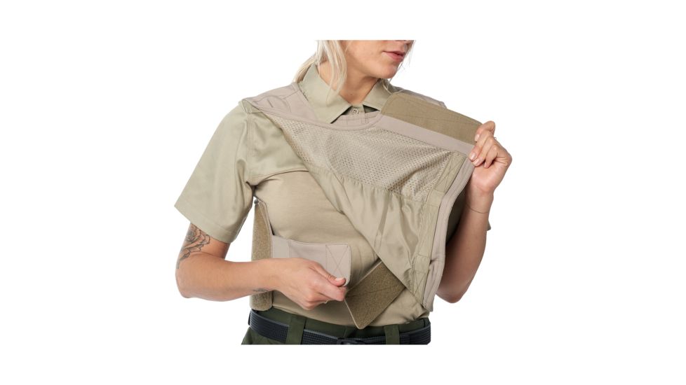 5.11 Tactical Womens Uniform Outer Carrier Class A, Silver Tan, M R 49033-160-M-R