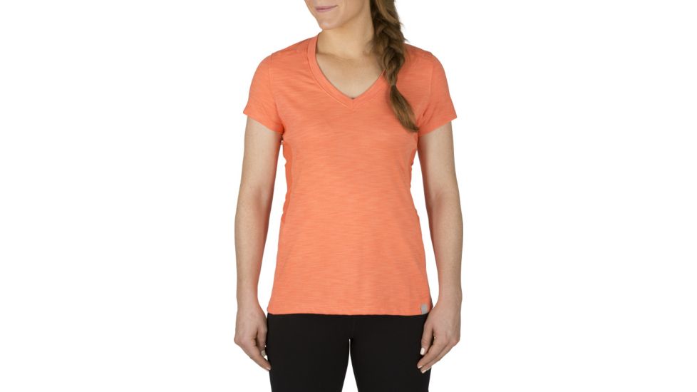5.11 Tactical Zig Zag V-Neck, CORAL, M 61306-CORAL-M