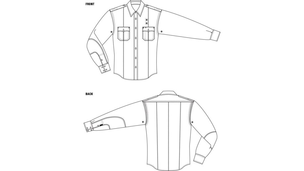 5.11 Women's B Class Shirt, Long Sleeve, Poly-Rayon 32048