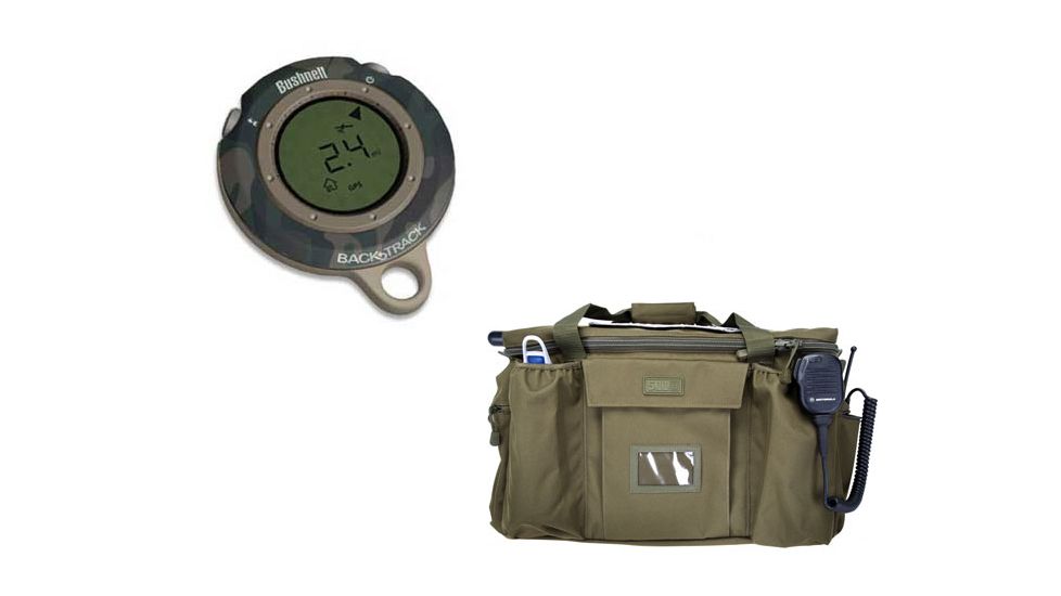 Adventurers Kit Bushnell BackTrack and 511 Tactical Bag
