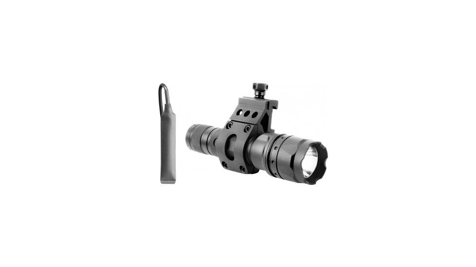 AIM Sports Inc CREE LED Weapon Light w/ Offset Mount,White, 500 Lumens, Black, FHD500B