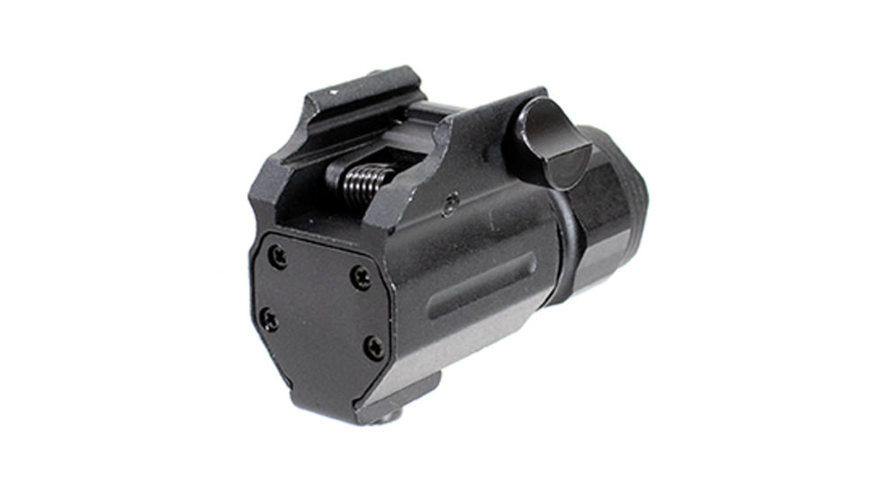 AIM Sports Inc Sub-Compact 1W 500 Lumen Pistol Flashlight, Black, FQ500SC