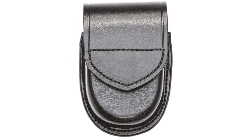 Aker Leather Aker - 500d Compact Round Double Handcuff Case - A500D-BP-V