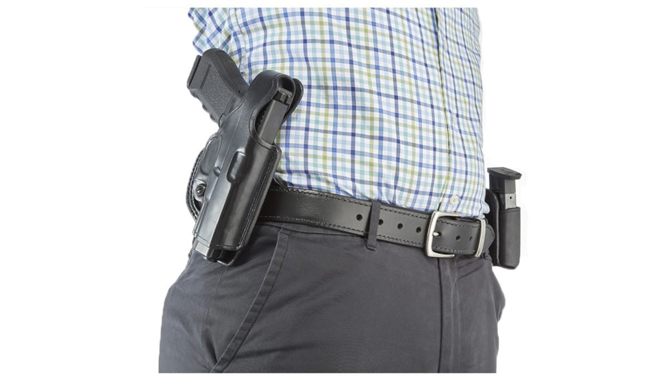 Aker Leather Aker - B21 1.50inch Reinforced Dress/gun Leather Lined Belt - B21-BP-32