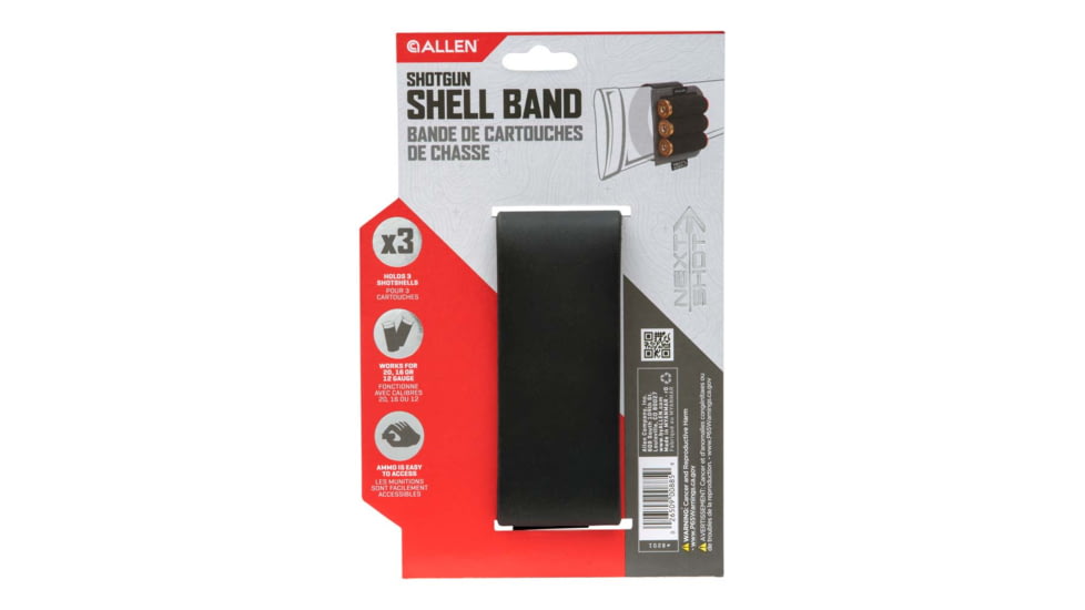 Allen 8201 Next Shot Carrier Black/Gray Silicone Band Multi-Gauge Capacity 3 Sh
