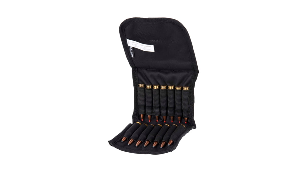 Allen Belt Rifle Ammo Pouch Black Holds 14 Rifle Cartridges, 17251