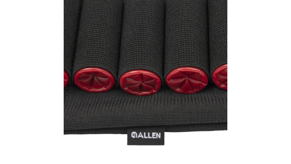 Allen Buttstock Nylon Cartridge Holder, Black, 5 Shotgun Shells - 205