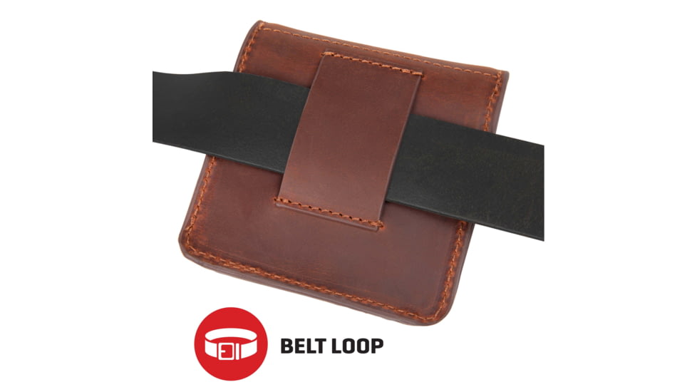 Allen Del Norte Leather Belt Loop Cartridge Holder, Brown, 8513