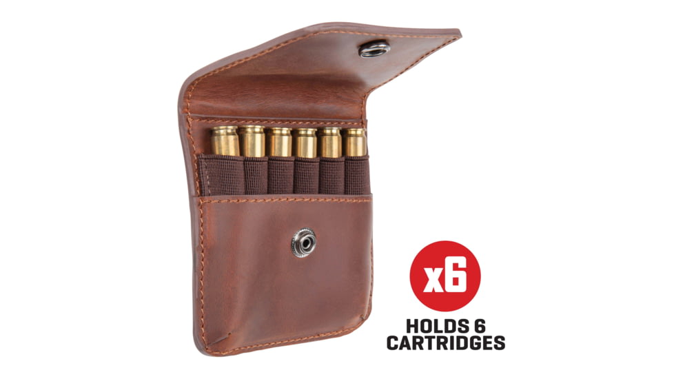 Allen Del Norte Leather Belt Loop Cartridge Holder, Brown, 8513