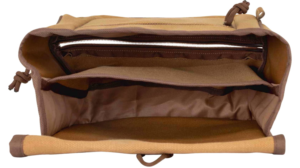 Allen Rival Shell Bag, 52in Waist Belt, Caramel Brown, Double Compartment, 8332