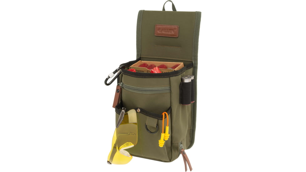 Allen Triumph Rip-Stop Shell Bag, 52in Waist Belt, Olive Green, Double Compartment, 8328