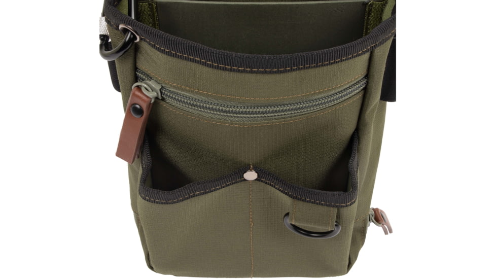 Allen Triumph Rip-Stop Shell Bag, 52in Waist Belt, Olive Green, Double Compartment, 8328