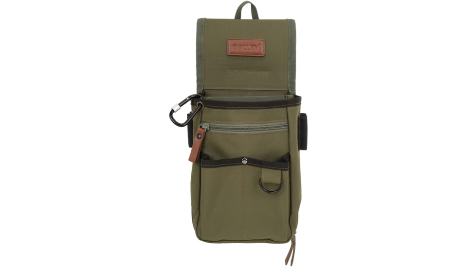 Allen Triumph Rip-Stop Shell Bag, 52in Waist Belt, Olive Green, Double Compartment, 8328