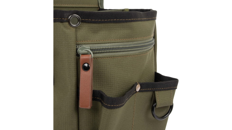 Allen Triumph Rip-Stop Shell Bag, 52in Waist Belt, Olive Green, Double Compartment, 8328