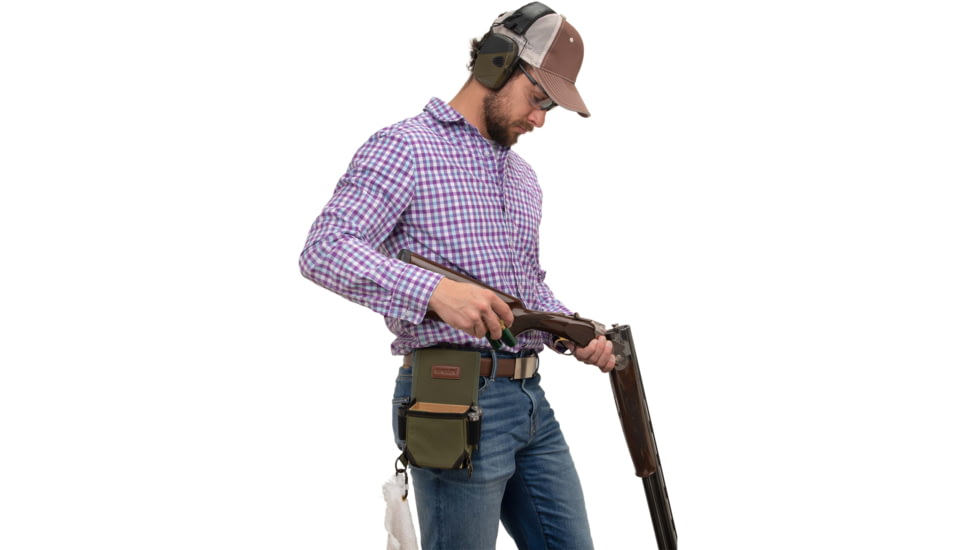 Allen Triumph Rip-Stop Shell Carrier, 52in Waist Belt, Olive Green, Single Box, 8327