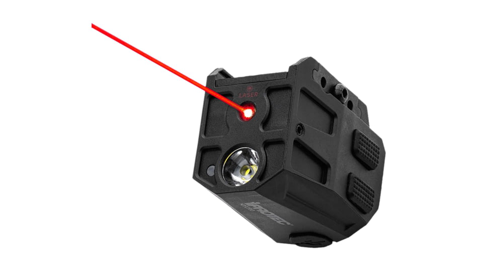 Alliance Consumer Group MYCRO Rail Mount Light Matte Black PA66 Nylon 50/150/300 Lumens Red Laser, IPRMLT0004