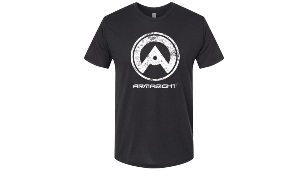 Armasight Vintage Logo T-Shirt, Graphite Black, Large, AATSVINLXX