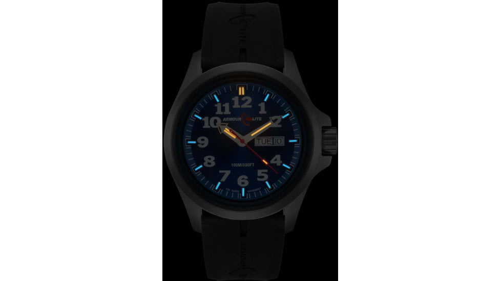 Armourlite Officer Tritium Illuminated Watch, Blue, AL8520