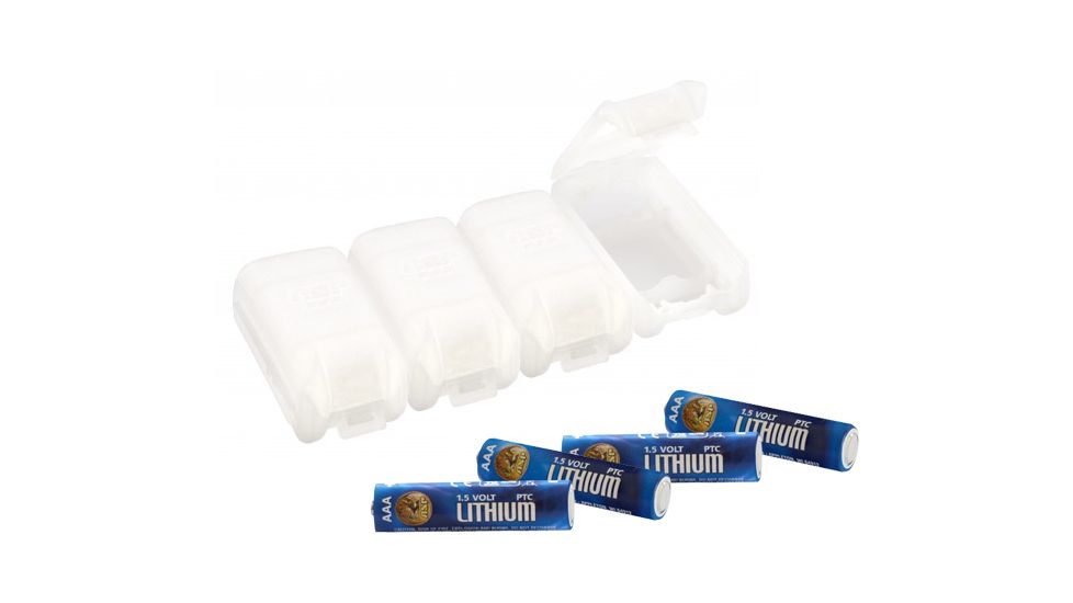 ASP AAA Lithium Batteries 4 Pack and Link Case 53034