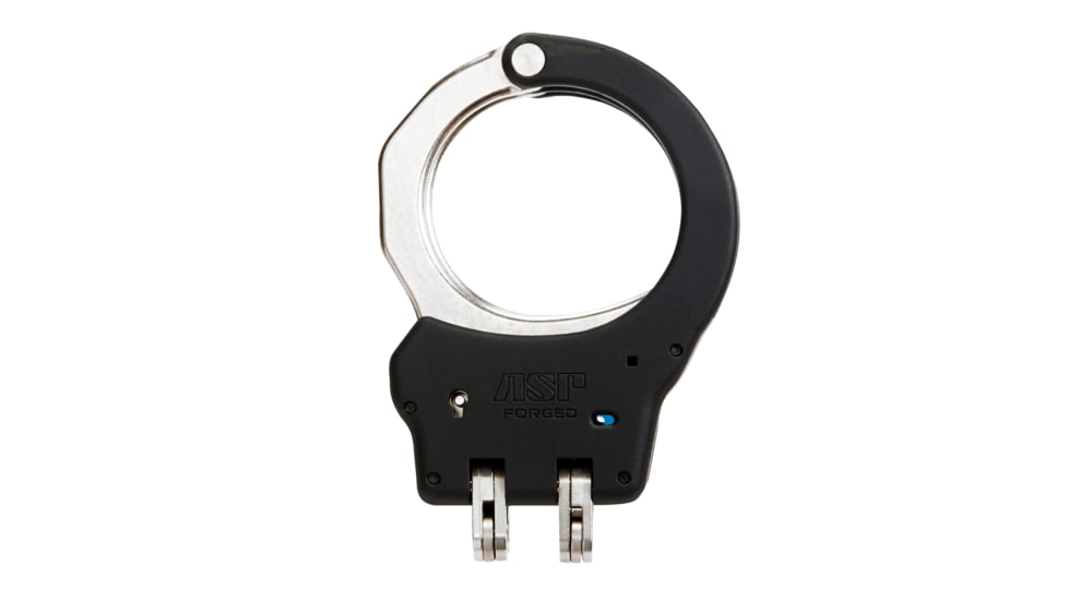 ASP Hinge Ultra Cuffs Steel - Black, 2 Pawl Blue - Security, Black, 46119
