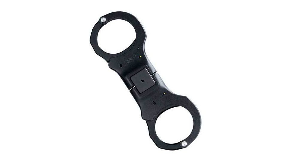 ASP Rigid Handcuffs Steel Black 3 Pawl Green - European A66121