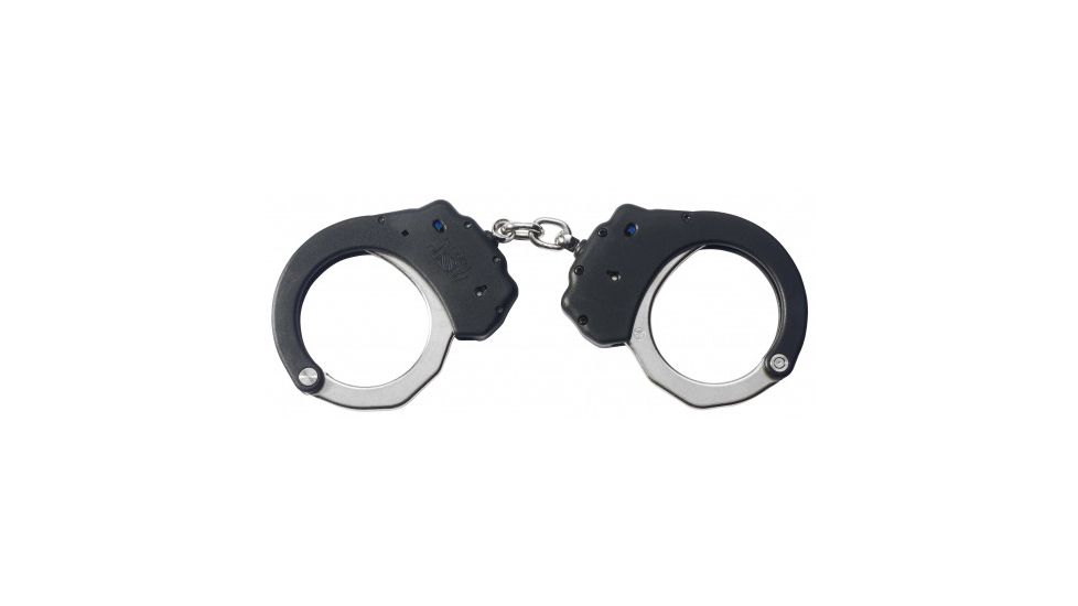 ASP Ultra Chain Handcuffs Steel, 2 Pawl - Blue - Security, Black 46109