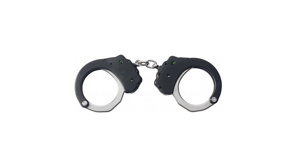 ASP Ultra Chain Handcuffs Steel, 3 Pawl - Green - European, Black 66109