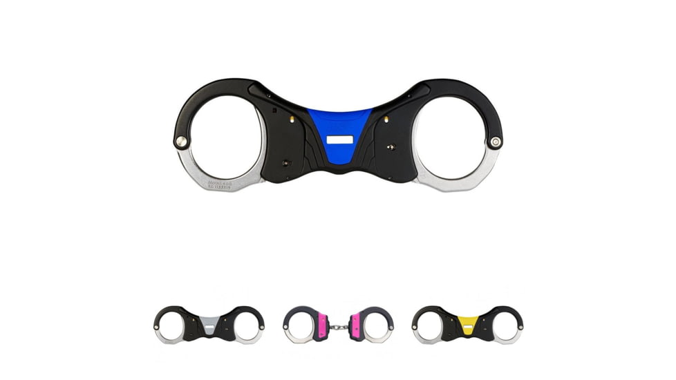 ASP Ultra Cuff, Rigid Identifier Steel Bow, Blue, Gray, Pink, Yellow