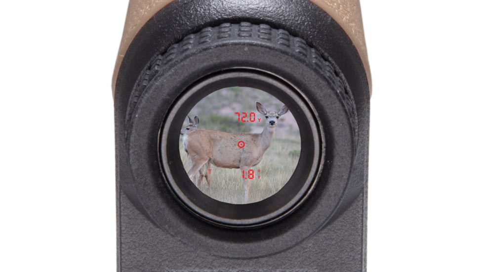 Astra Optix OTX1600 Laser 6x21mm Rangefinder Monocular, Black/Tan, OTX1600