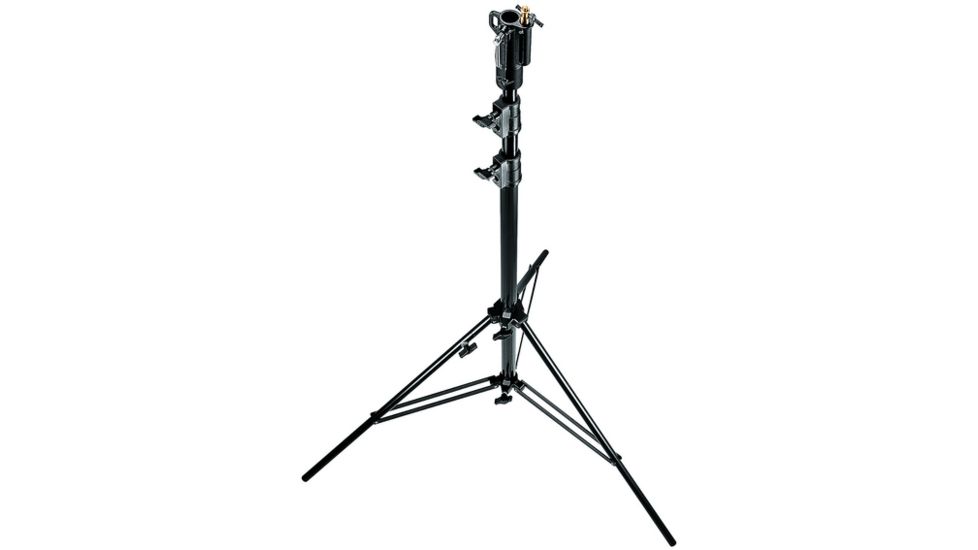 Avenger 10.8' Black Heavy Duty Zinc Plated Stand W/leveling Leg A626BU