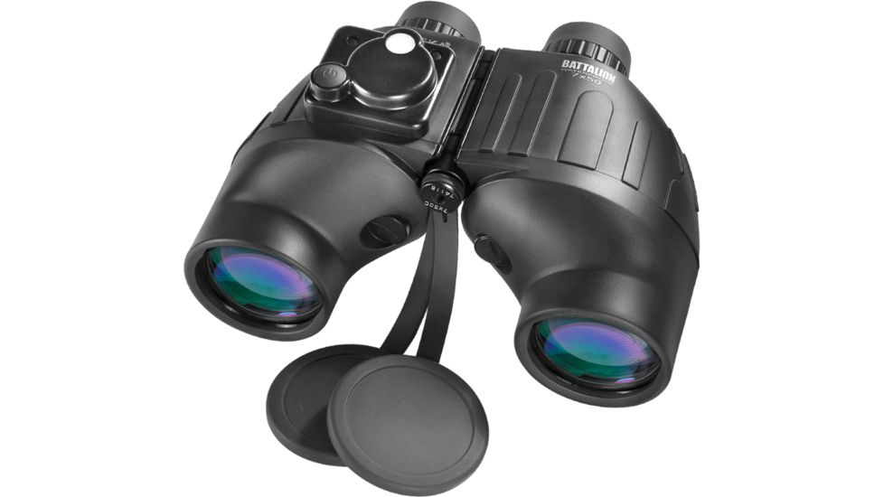 Barska Battalion 7x50 mm Porro Prism Rangefinder Binoculars, Black, AB10510