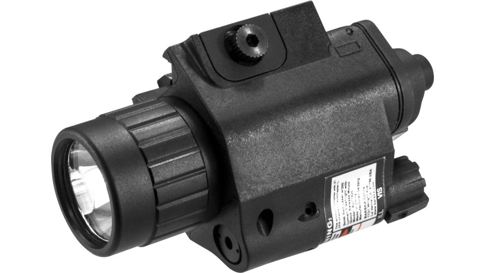 Barska AU11920 Laser 5mW Red W/Light 200 Lum On/Off Cable 2-CR123A