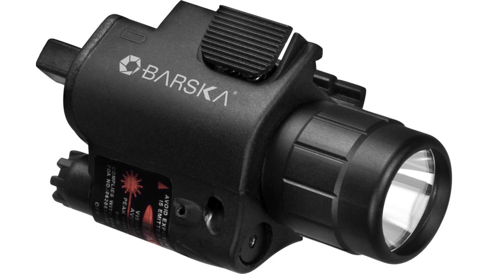Barska Red Laser Sight with Flashlight + Remote Switch, Batteries AU11590