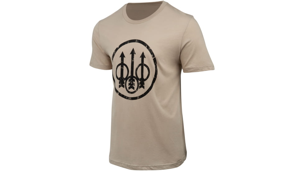 Beretta DISTRESSED TRIDENT T-SHIRT SAND SM D2497662