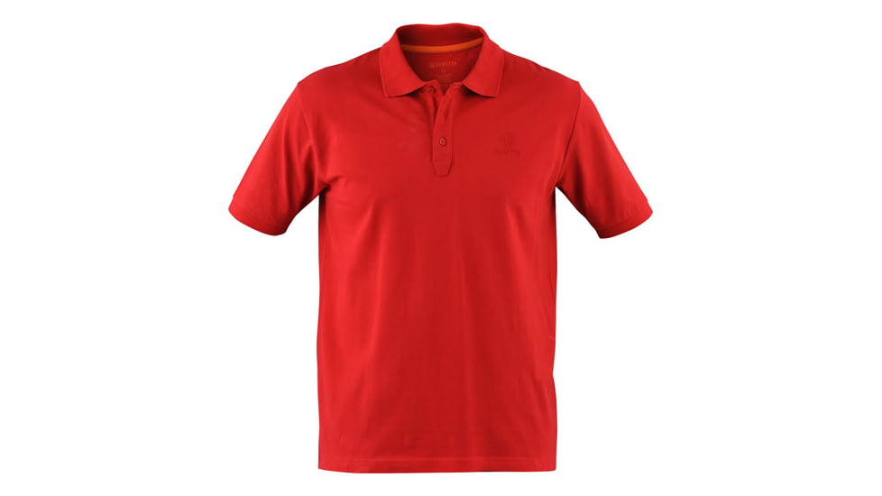 Beretta Corporate Signature Polo Shirt,Tango Red,Extra Large MP0272070321XL