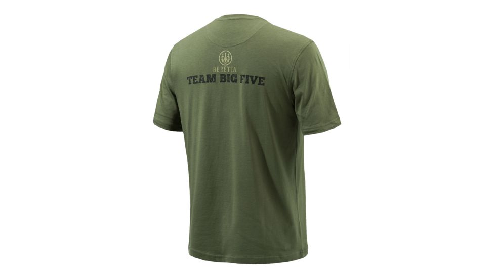 Beretta Mens Safari Lion T-Shirt,Olive,Medium TS08207238079KM