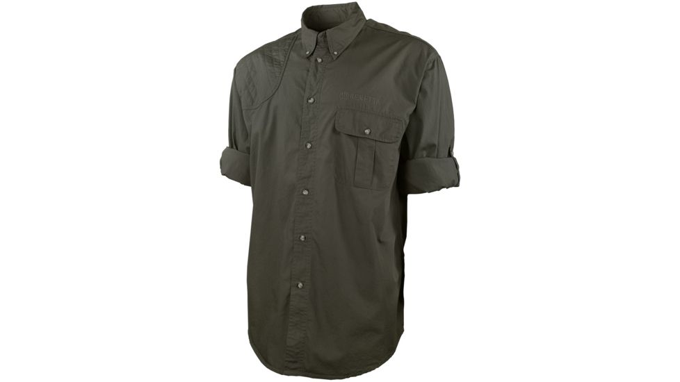 Beretta Mens TM Roll-Up Shirt, Green Olive, 3XL LU222T15340706XXXL