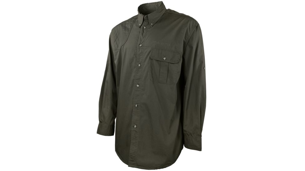 Beretta Mens TM Roll-Up Shirt, Green Olive, 3XL LU222T15340706XXXL