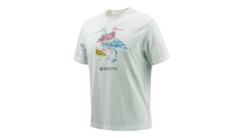 Beretta Mens Woodcock T-Shirt,White,2XL TS09207238011GXXL