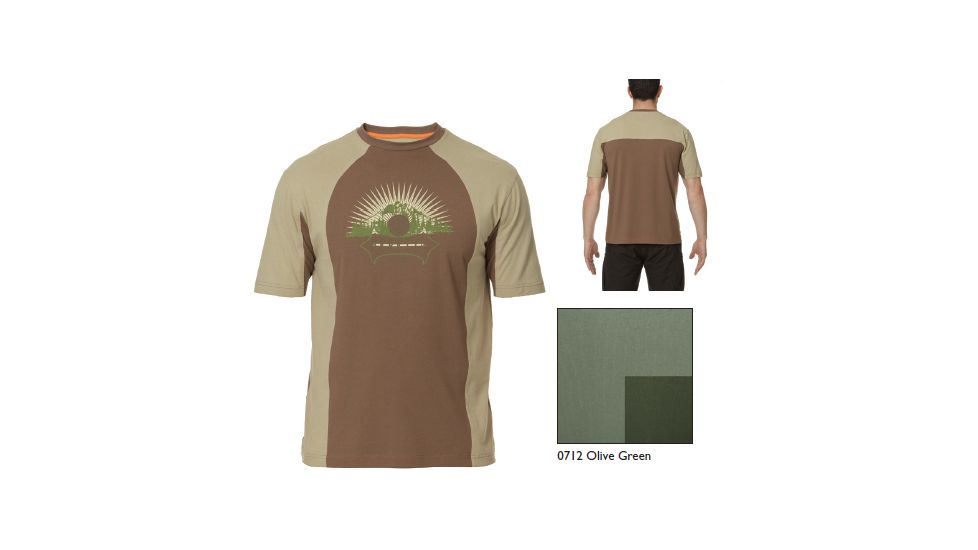 Beretta Summer Multi-Climate T-Shirt, Olive Green, Small TSC172380712S