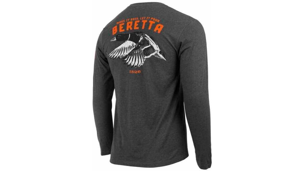 Beretta T-shirt Ls Highball Xx-large Charcoal