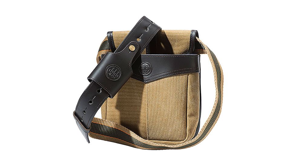 Beretta Terrain Shell Pouch W/belt Cotton Canvas Brown