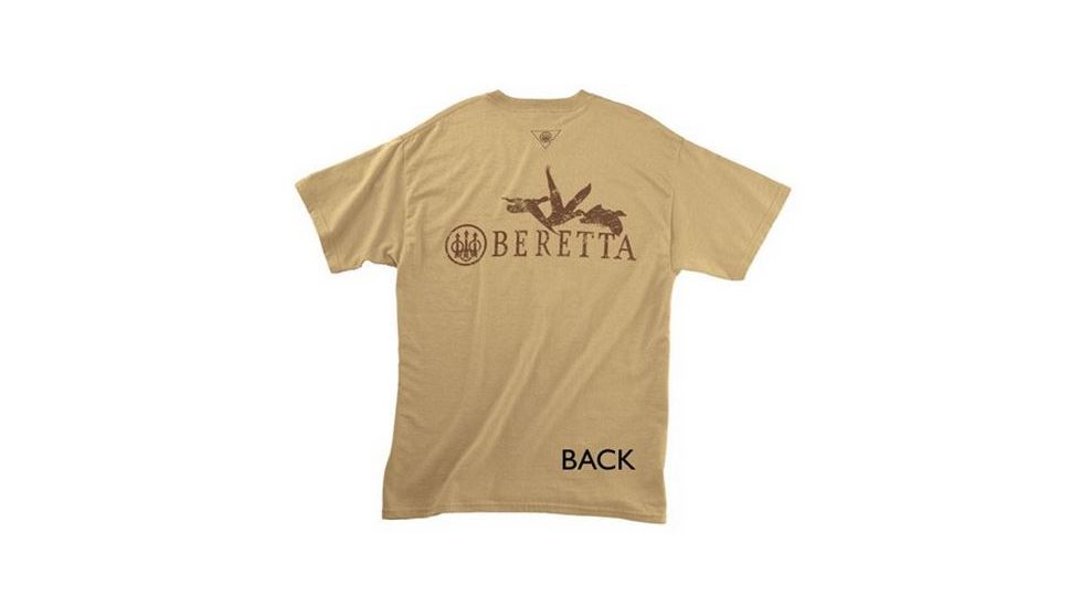 Beretta Waterfowler T-Shirt,Tan,Large TS5170850127L