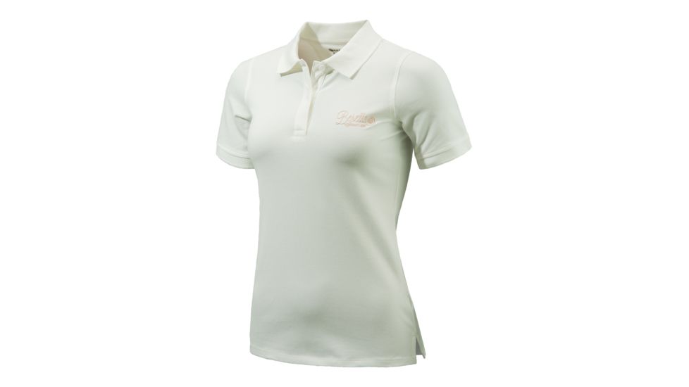 Beretta Womens Corporate Polo Shirt,White,Medium MD02207207011GM